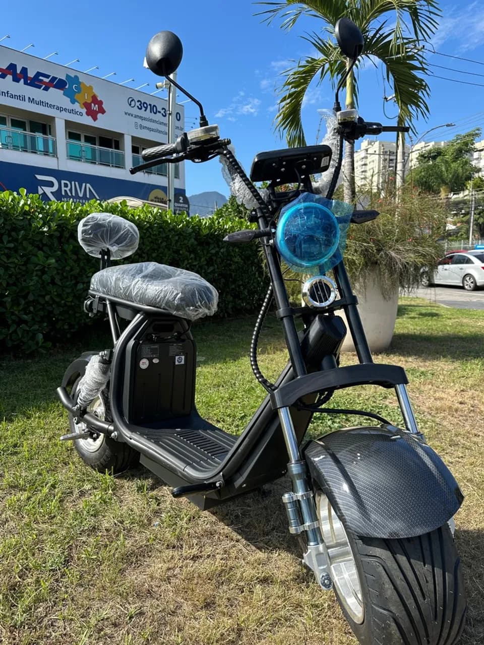 Rodrigo ganhou Moto Elétrica